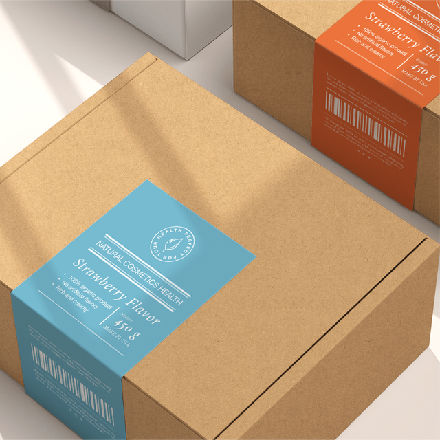 Étiquette de papier sans bois