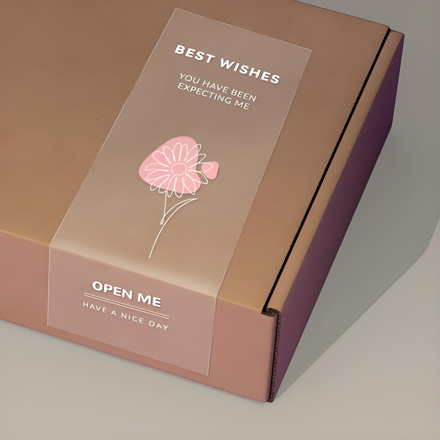  Étiquette PVC transparente 