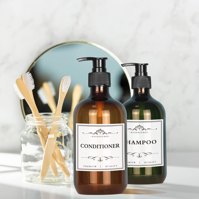 Étiquette de PE blanc brillant